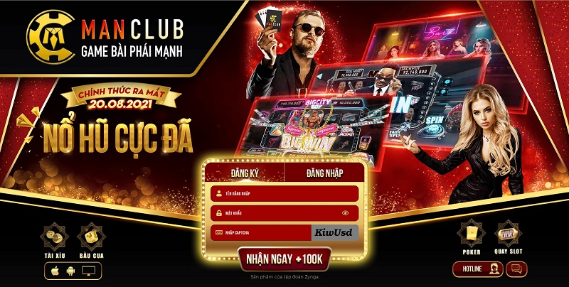 Man Club cung cấp đa dạng trò chơi đổi thưởng