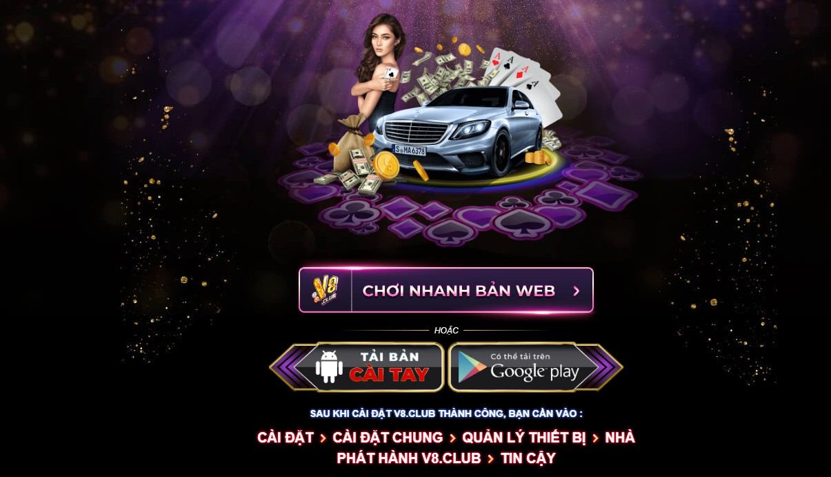 V8Club – Cổng game đổi thưởng được cược thủ yêu thích