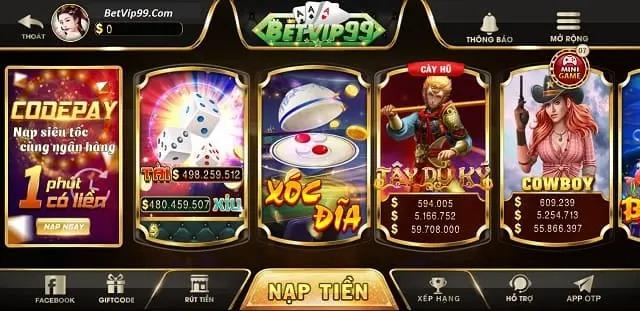 BetVip99 – Game bài đổi thưởng uy tín lâu năm