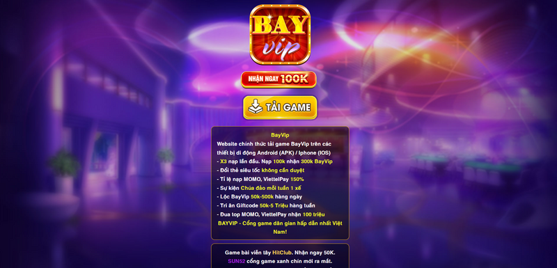 BayVIP – Cổng game bài ăn khách xịn sò nhất hiện nay