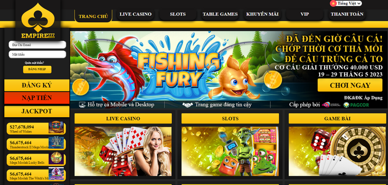 Empire777 - Thiên đường giải trí đỉnh cao trên thế giới 