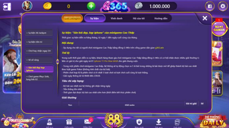 G365 Win - Cổng game chuyên nghiệp hàng đầu thế giới