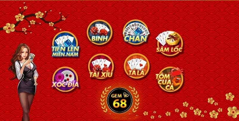 Gem68 – Xứng danh siêu phẩm game bài đổi thưởng online