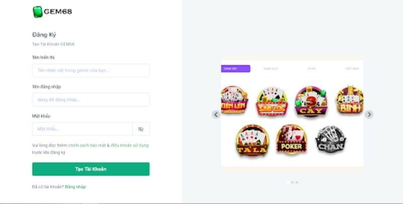 Review Gem68 - Xứng danh siêu phẩm game bài