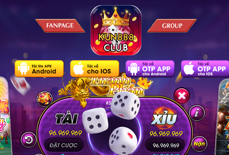 Kun888 Club – Sân chơi game bài đổi thưởng thế hệ mới