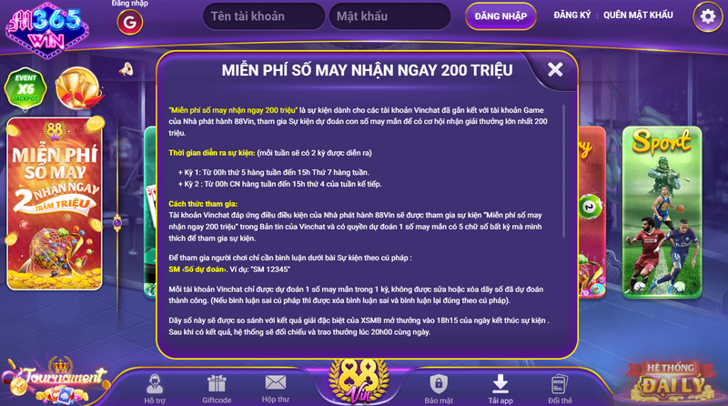 M365vin - Cổng game top đầu trên thị trường hiện nay