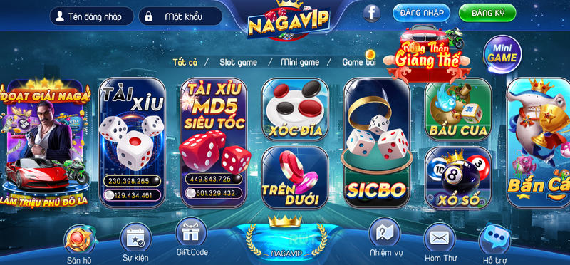 Nagavip - Điểm hẹn giải trí số 1 tại thị trường game online