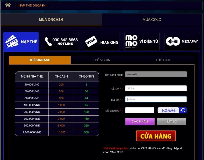 OnGame VN - Trải nghiệm phiên bản game đổi thưởng hot 2023