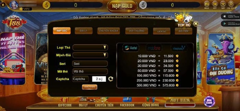 T88 Club – Trải nghiệm game chất lượng, nạp rút 1:1 không mất phí