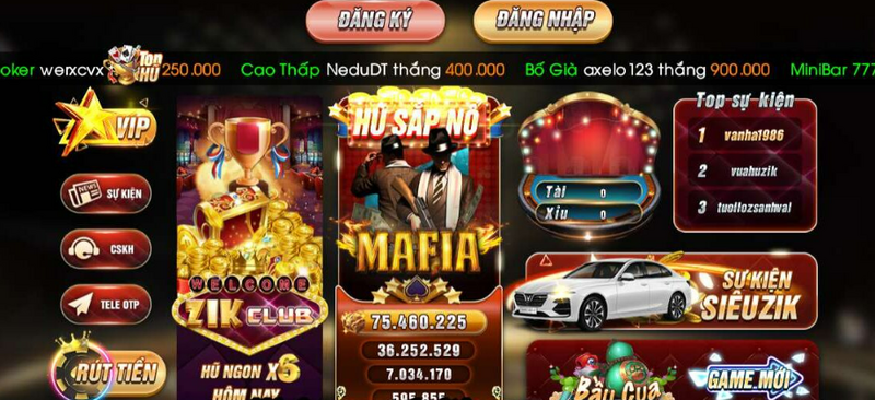 Zikclub - Thiên đường kiếm thưởng hấp dẫn nhất châu Á