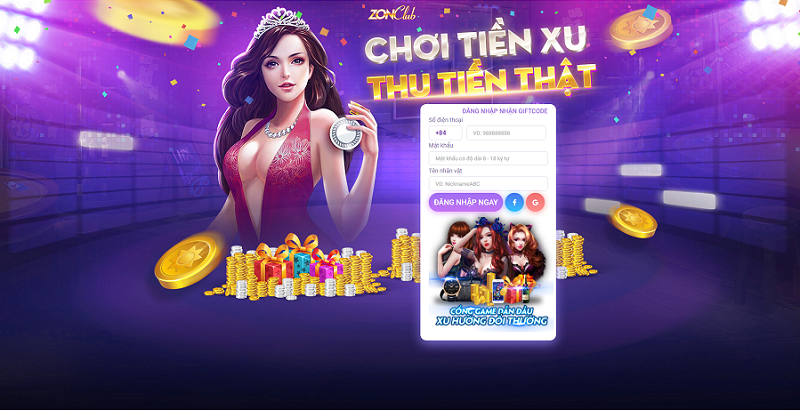 Zon Club – Tải game đổi thưởng nhận hàng ngàn ưu đãi hot