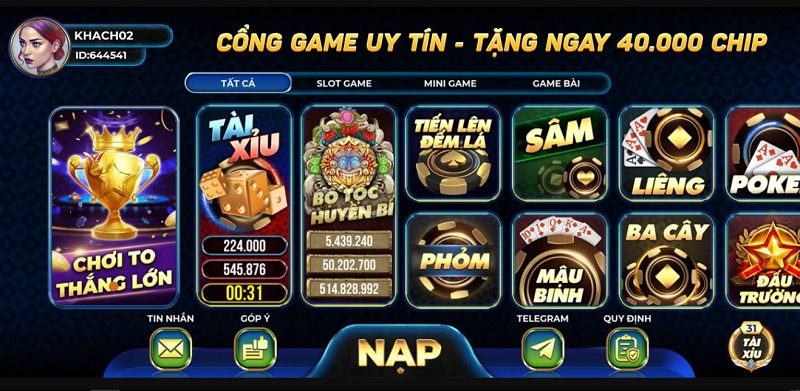 Chuanvip – Game bài đổi thưởng, tặng giftcode siêu khủng
