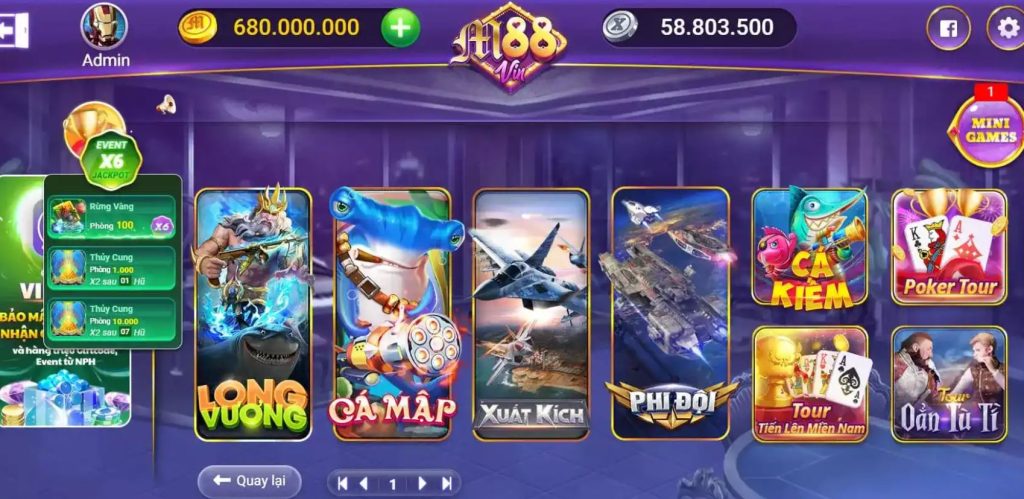 Game chơi hấp dẫn 88 vin